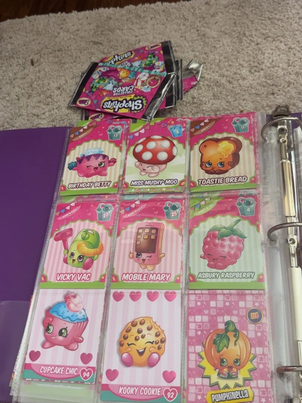 Shopkin collectors cards!  160+ cards!